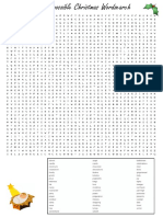 Nearly Impossible Christmas WordSearch A3