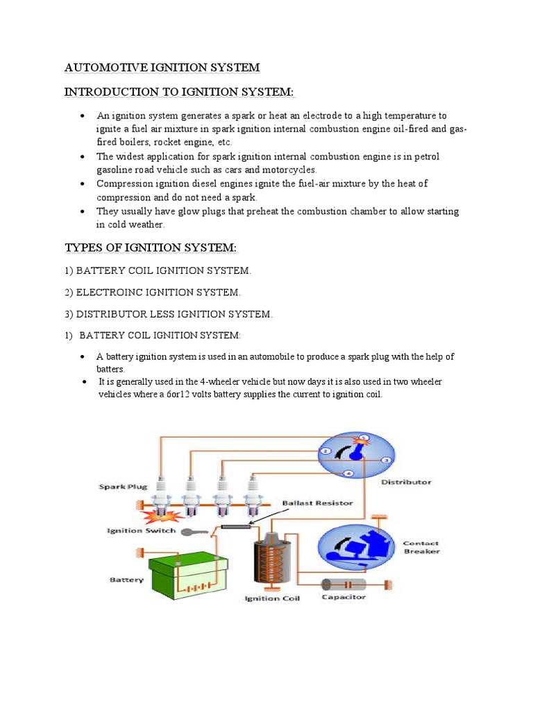 Automotive Ignition System | PDF | Ignition System | Distributor