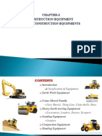 Construction Equipment Classification and Types