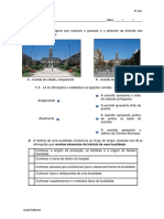 3º Ano - Ficha de Avaliação Trimestral 1 - Estudo Do Meio - Areal - 2022