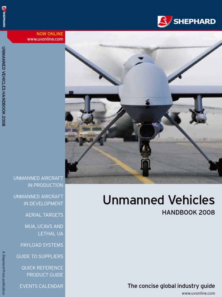 Unmanned Vehicles Handbook 2008 PDF Unmanned Aerial Vehicle Actuator