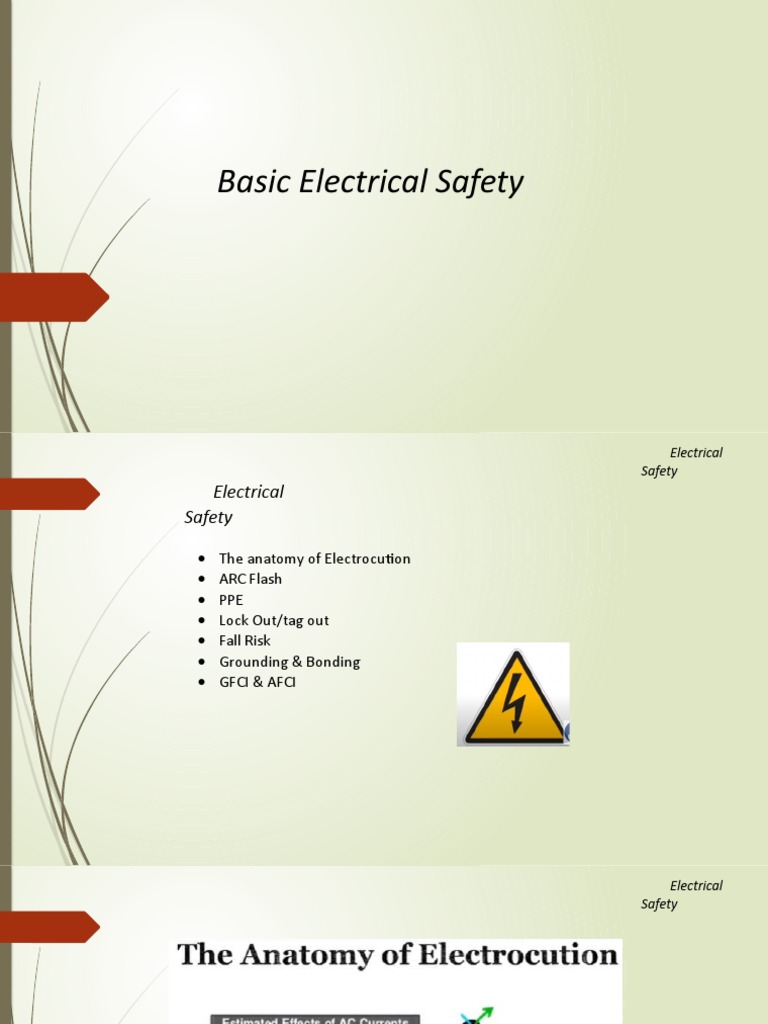 Basic Electrical Safety Circuit Diagram