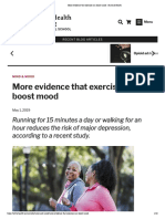 More Evidence That Exercise Can Boost Mood - Harvard Health
