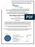 PDF Certificates Spanish