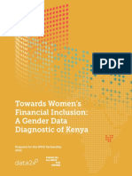 Towards Women's Financial Inclusion: A Gender Data Diagnostic of Kenya