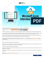 Azure Interview Questions PDF