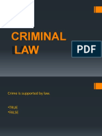 Criminal Law