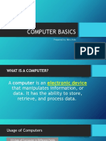 Preschool - 1. COMPUTER BASICS