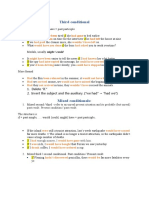 Third - Mixed Conditionals