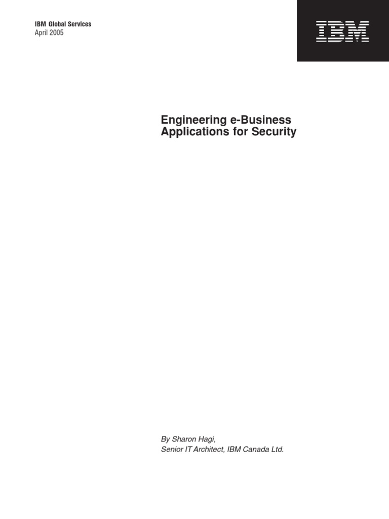 Engineering e Business Applications For Security | PDF | Computer ...