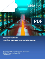 (New) 13 Modul Pelatihan Daring Junior Network Administrator Program VSGA DTS 2022