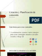 Creación y Planificación de Contenido