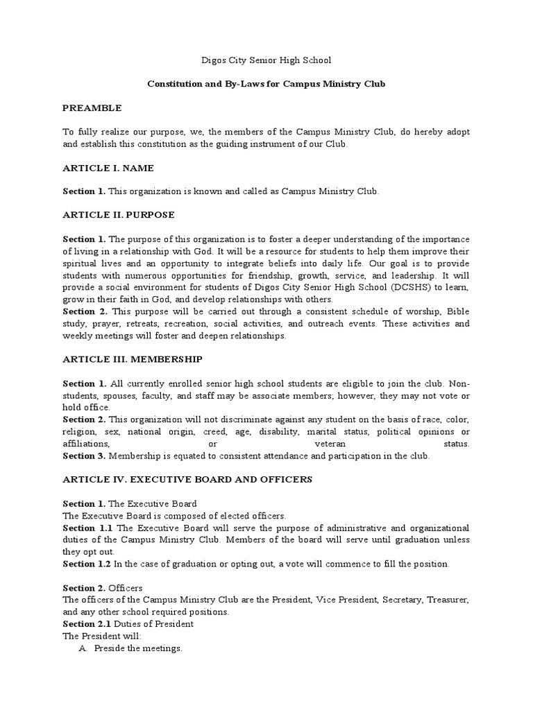 Cbl Campus Ministry Pdf Presidents Of The United States American