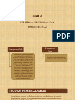 Bab 3 Perbedaan, Kesetaraan, Dan Harmoni Sosial