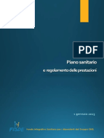 Piano Sanitario e Regolamento Delle Prestazioni 2023 