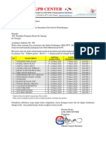 Surat Pemberitahuan Karantina Dan Penerbangan