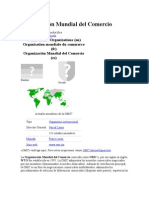 Organización Mundial Del Comercio