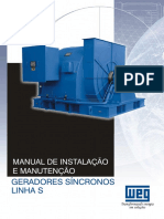 Instalação e manutenção de geradores síncronos