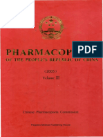 Pharmacopoeia of The People - S Republic of China - 2005 - Vol - 3