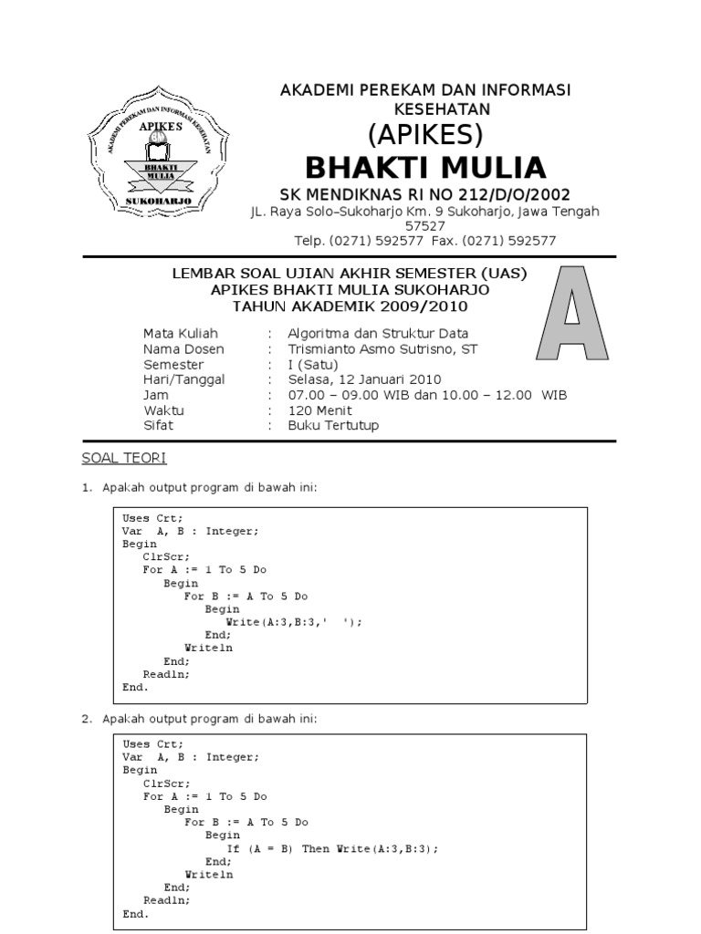 Contoh Soal Materi Kuiah Kriptografi Dan Pembahasannya