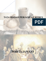 Tata Ibadah Perjamuan 3 Oktober 2021