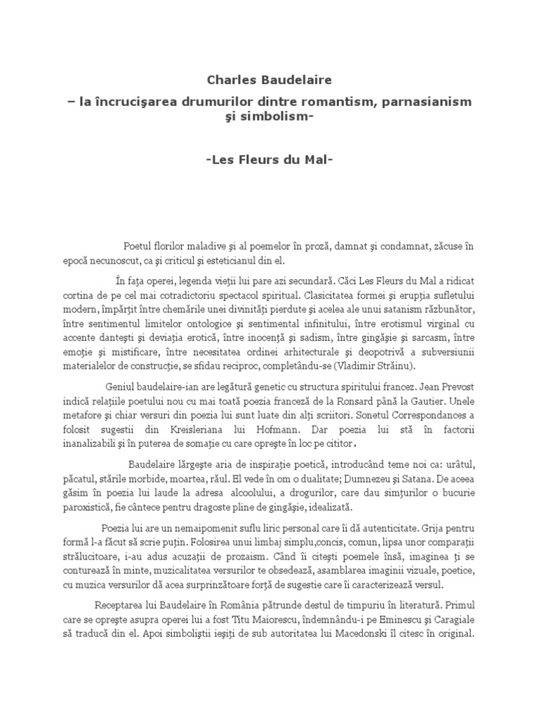 Baudelaire Florile Raului | PDF