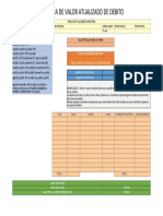 Planilha de Memória de Calculo