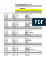 Civil Students ListIV - IV2019 2020