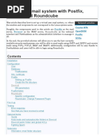 Virtual User Mail System With Postfix, Dovecot and Roundcube - ArchWiki