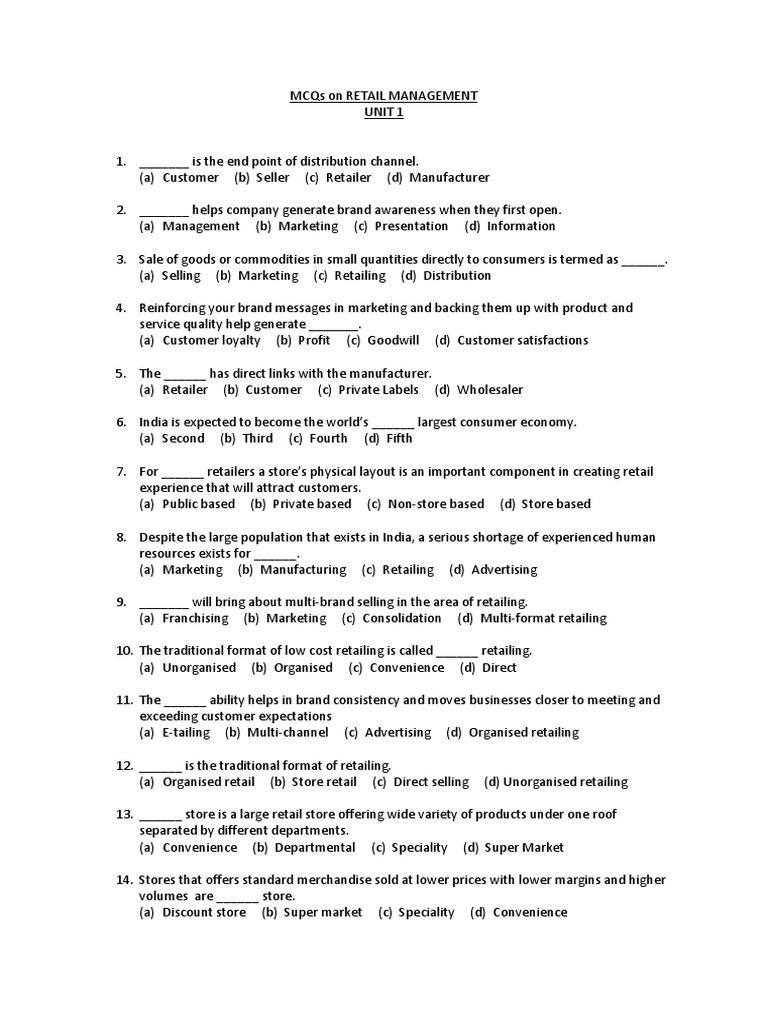 Bms Retail Management PDF Retail Customer Relationship Management