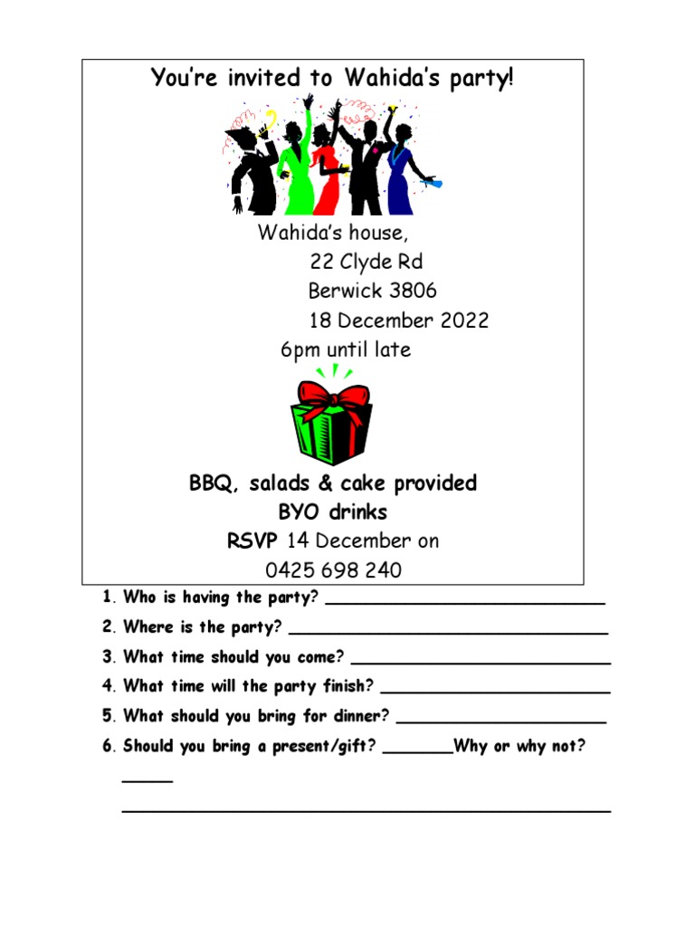 Birthday Invitation | PDF