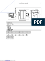 Pages Electrolux W555H Installation