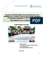 Compte Rendu de L'atelier D'abuja POUR FOCUS