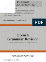 UALF1003 Final Exam Grammar Revision