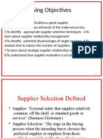 Supplier Selection and Evaluation SCM
