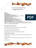 Proiect Didactic - STIINTE Bun