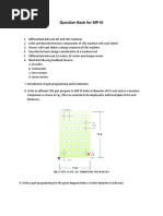 Question Bank For MP-III - B.Tech II