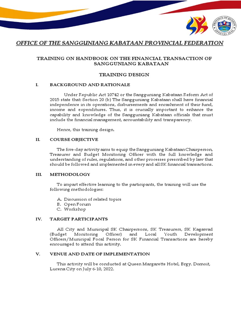 Training Design | PDF | Economies