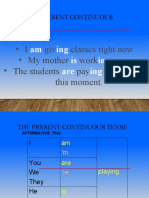 Present Continuous Tense in Action