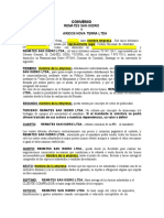 Convenio: Remates San Isidro Y Aridos Nova Terra Ltda