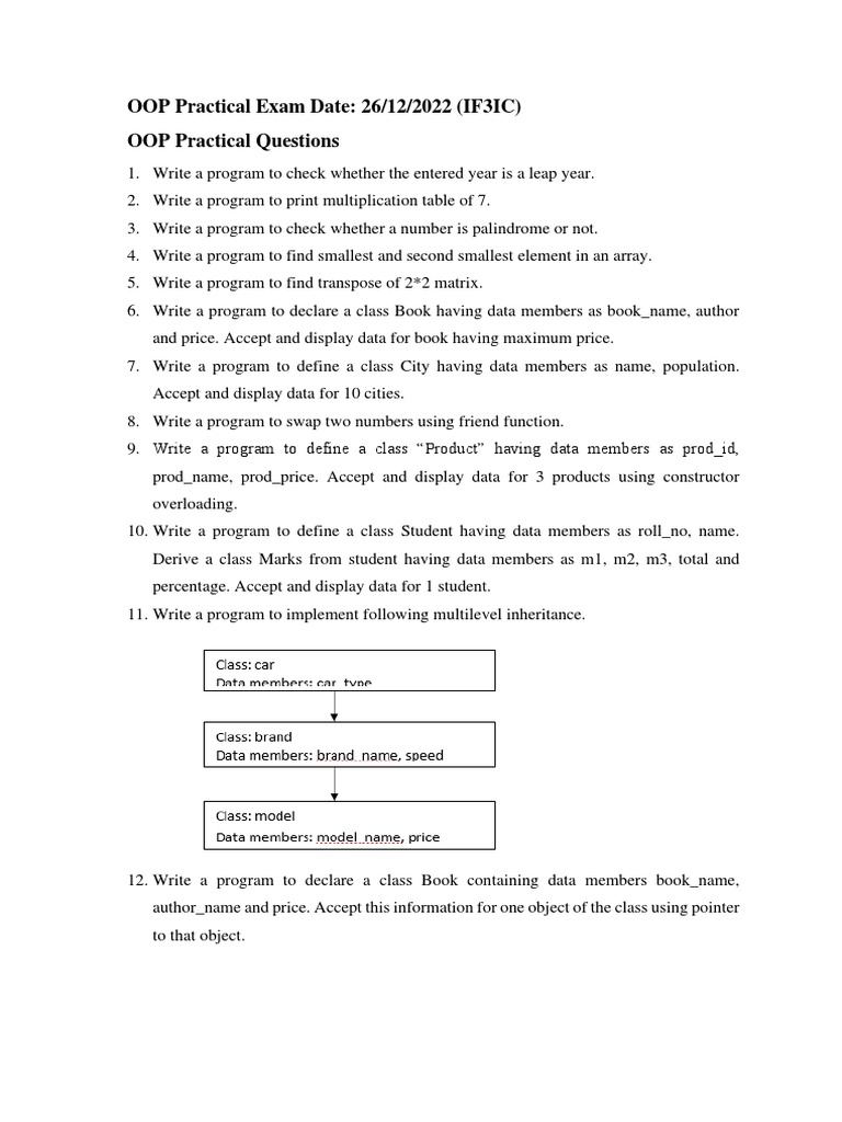 Python Practical Questions