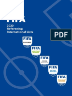 2023 FIFA Refereeing International Lists