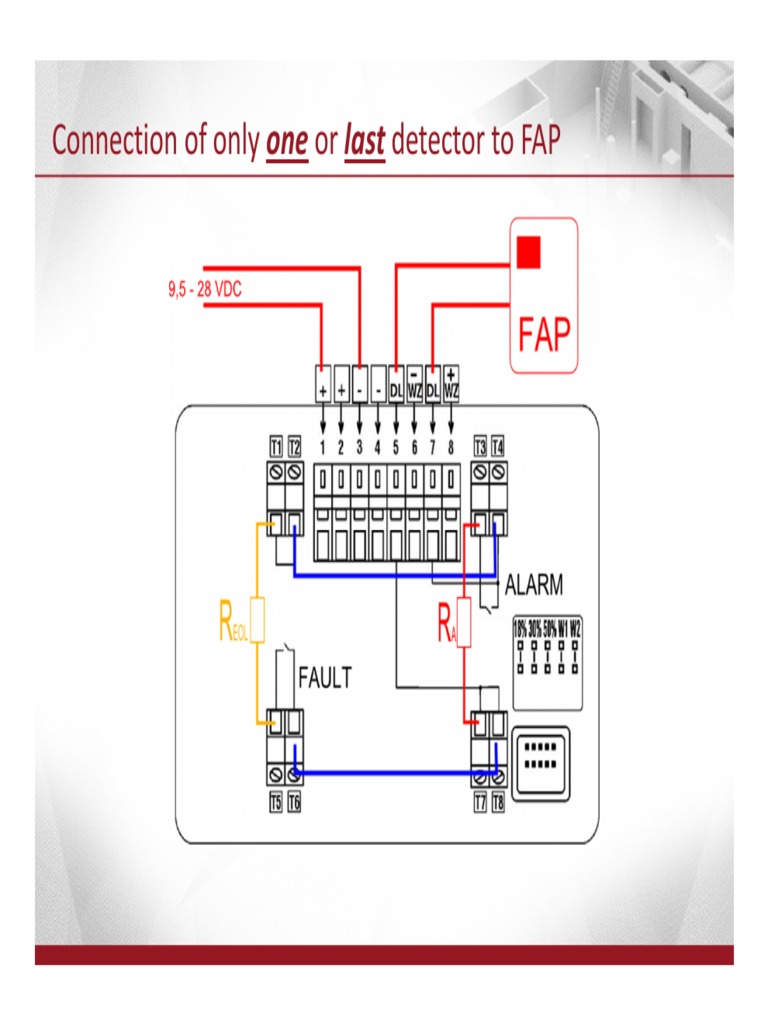 DOP-6001R Detector Connection Guide | PDF