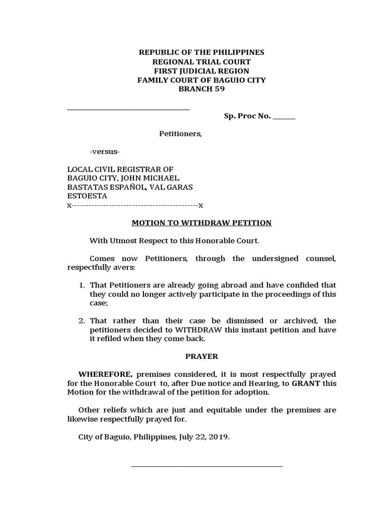 Motion To Withdraw PDF