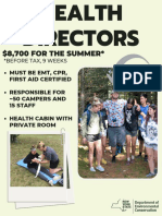 Need Health Directors For NYSDEC 2023 Summer Camp Program!