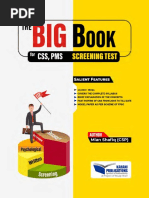 The Big Book For CSS Screening Test by Mian Shafiq Buy This Book at WhatsApp 03457945276