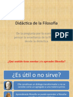 Didáctica de La Filosofía