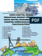 Brosur Dan Spanduk Promosi LKPK Multi Komputer 2022