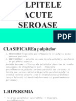 Cursul 2 .Endodontie An IV Semestrul I PULPITE SEROASEpptx