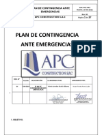 Plan de Emergencia Apc Edif. Roma